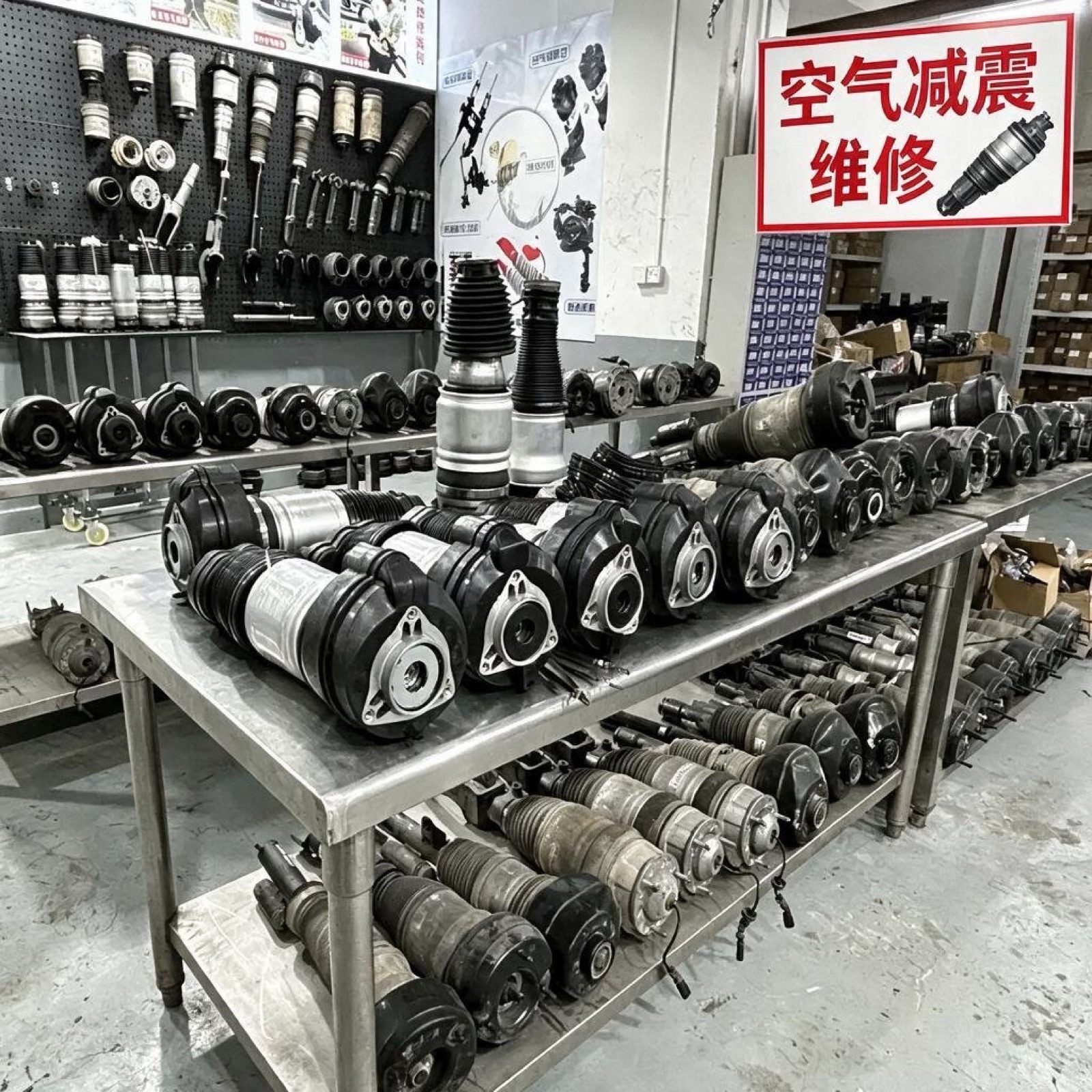 Chuangli workshop and air suspension bench, on-site photo