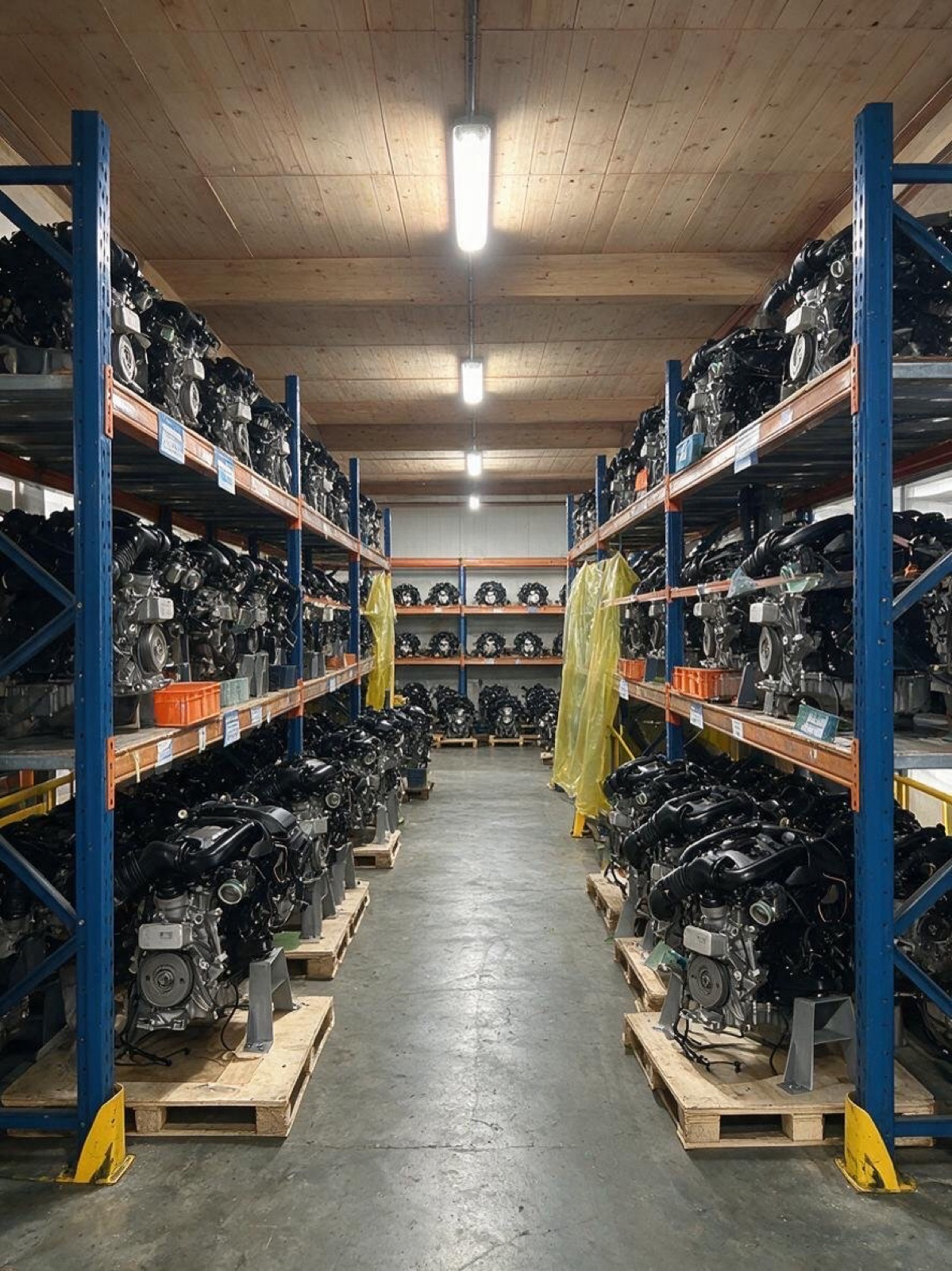 Chuangli German engine stock, on-site photo