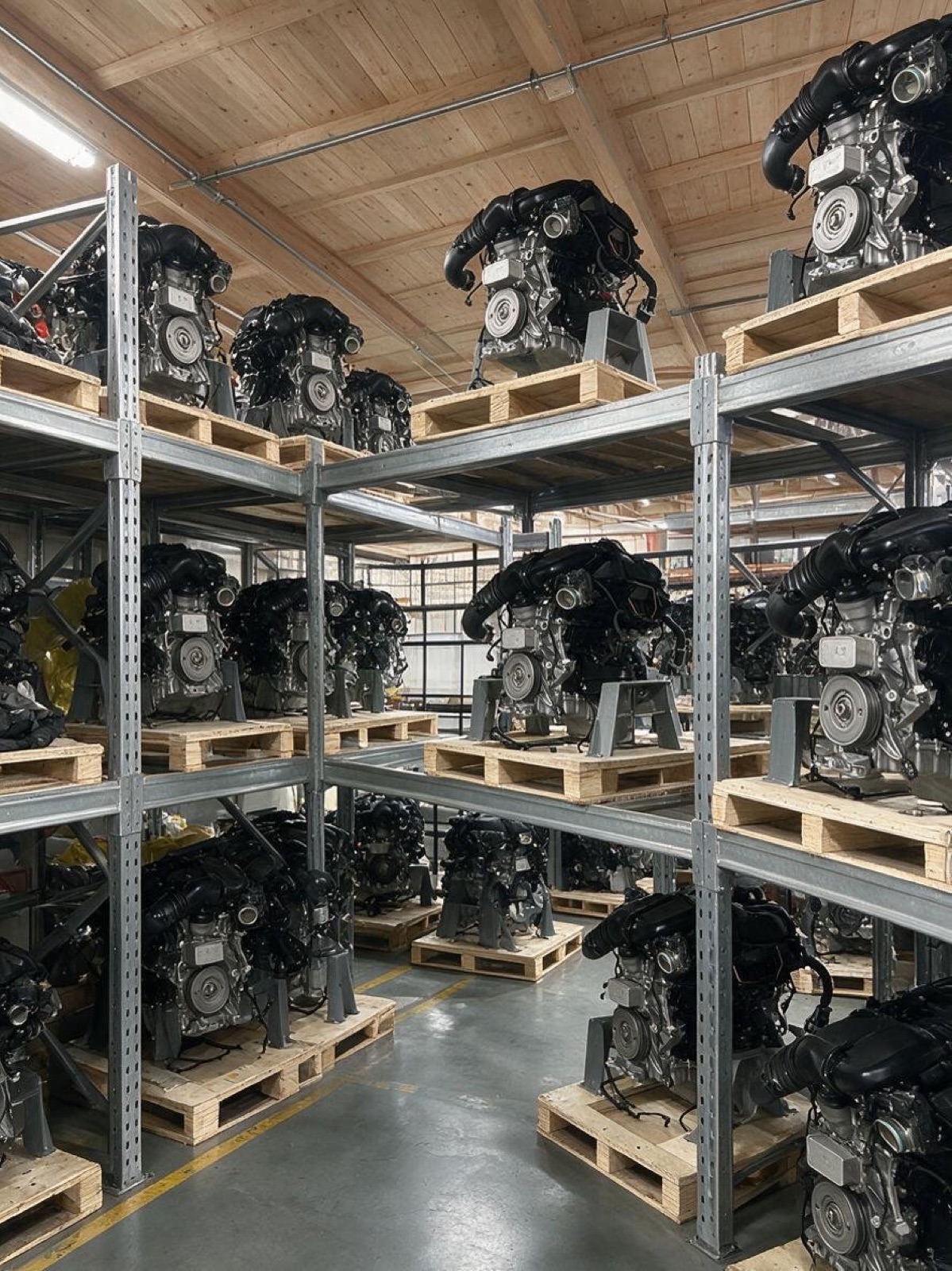Chuangli German engine stock, on-site photo