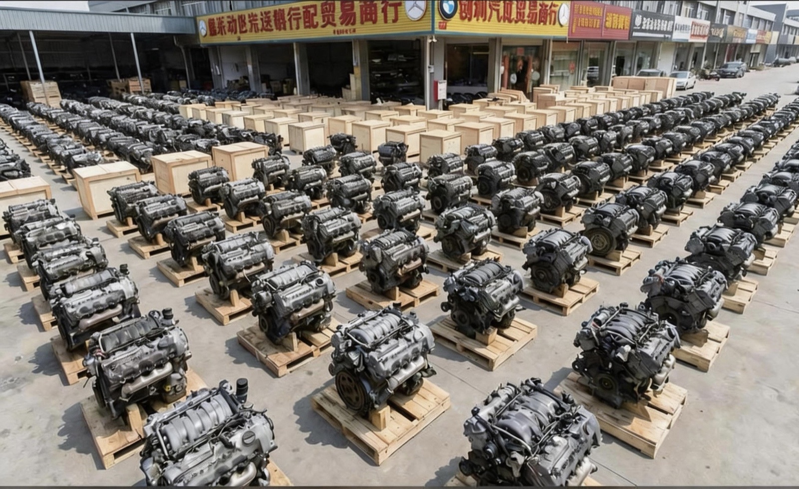 Chuangli German engine stock, on-site photo